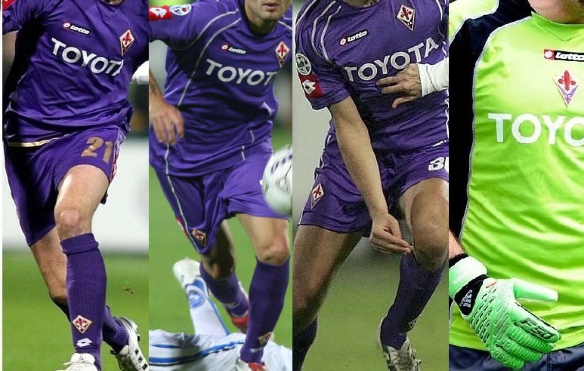 VIOLA-SCUDETTO? SI PUO', "RIESUMANDO" QUATTRO EX DELLA GESTIONE ADV... - Da sinistra: Ujfalusi, Mutu, Toni e Frey. Li avevate riconosciuti?