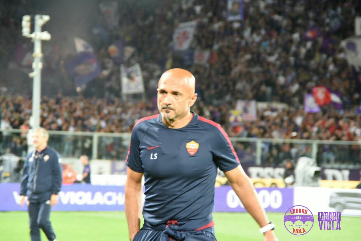 Spalletti: "Ci manca un rigore su Dzeko e il gol è fuorigioco, ma la Fiorentina non ha rubato nulla" - Firenze, stadio Artemio Franchi, 18.09.2016, Fiorentina-Roma, Foto Fiorenzo Sernacchioli. Copyright Labaroviola.com