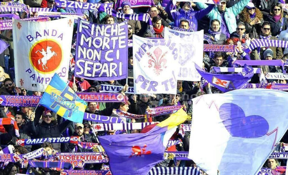 Tifosi viola presenti in tutti i settori dello stadio. Pochi i tifosi dell'Empoli che hanno comprato il biglietto - 