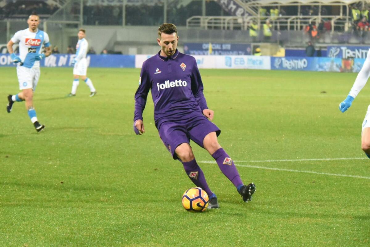 Bernardeschi: "Orgoglioso del carattere di questa squadra, siamo con Sousa. Il contratto.." - Fiorentina-Napoli, 22 Dicembre 2016, Stadio Artemio Franchi di Firenze. Fotografo Fiorenzo Sernacchioli. Copyright Labaroviola.com
