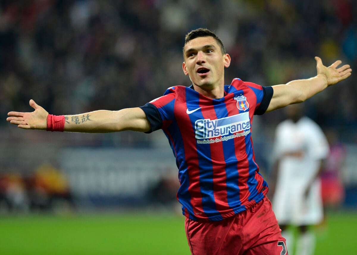 Dalla Serbia: la Fiorentina ha offerto 4 milioni per Keseru a gennaio - Claudiu Keseru se bucura dupa golul marcat.