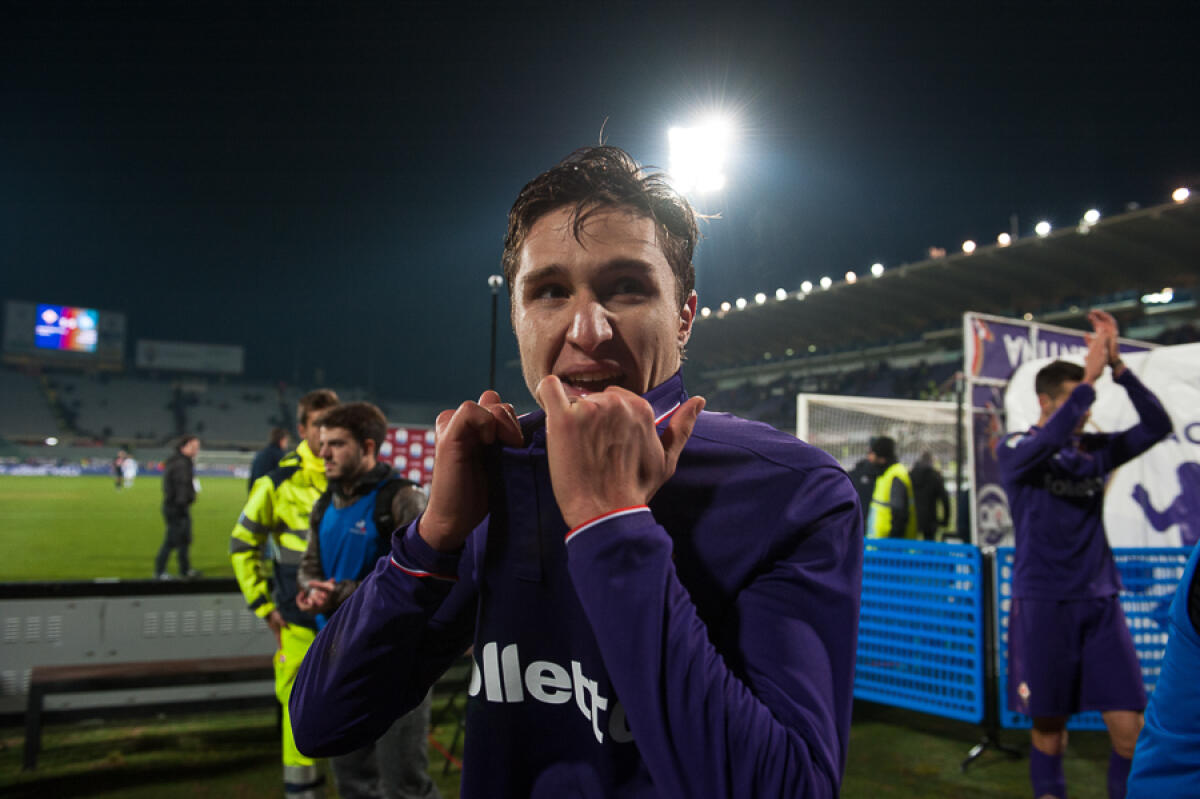 Chiesa: "Sono pazzo di Fiorentina. Voglio restare qui a vita. Il merito è quasi tutto di Sousa" - Firenze, stadio Artemio Franchi, 22.12.2016, Fiorentina-Napoli, Foto Fiorenzo Sernacchioli. Copyright Labaroviola.com