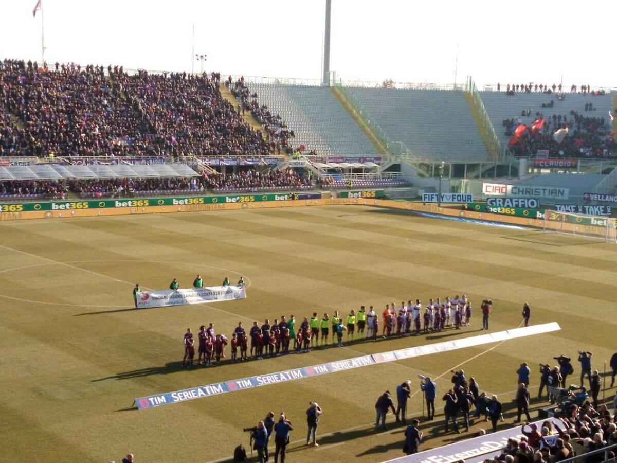 Viola avanti col Genoa al 45' (1-0): la sblocca Ilicic, traversa di Chiesa - Firoentina-Genoa, stadio Artemio Franchi, 29.01.2017, copyright Labaroviola.com, foto Fragassi Tommaso