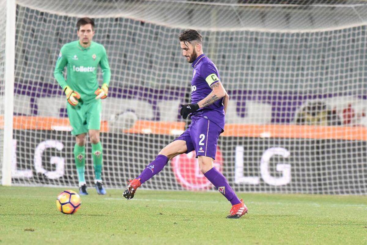 Gazzetta: "Parata di Gonzalo, Juve senza un rigore" - Fiorentina-Juve, 15.01.2017. Gonzalo Rodriguez, foto Fiorenzo Sernacchioli, copyright Labaroviola.com.