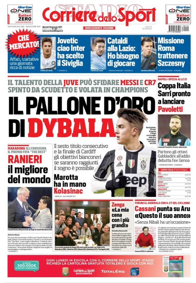 Corriere Dello Sport 10 Gennaio 2017