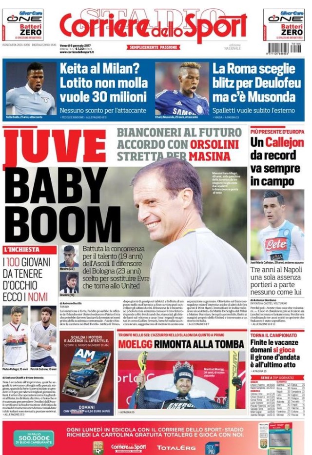 Corriere Dello Sport 06 Gennaio 2017