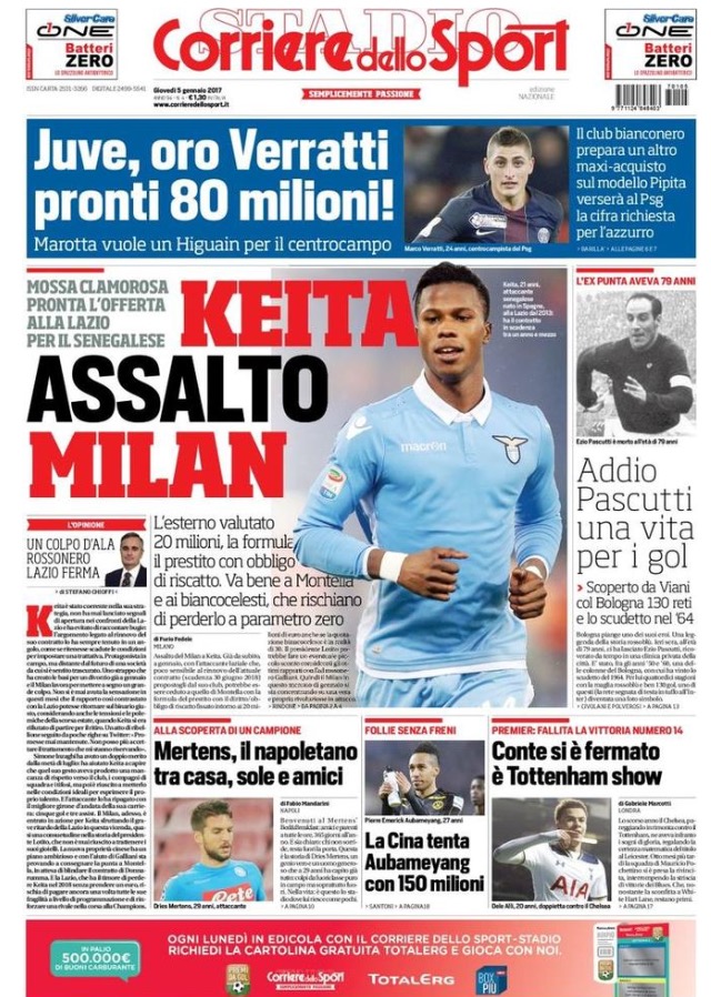 Corriere Dello Sport 05 Gennaio 2017