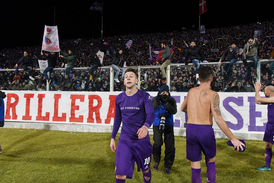 Firenze, stadio Artemio Franchi, 15.01.2017, Fiorentina-Juventus, Foto Fiorenzo Sernacchioli. Copyright Labaroviola.com