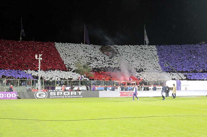 Coreografie contro la Juventus