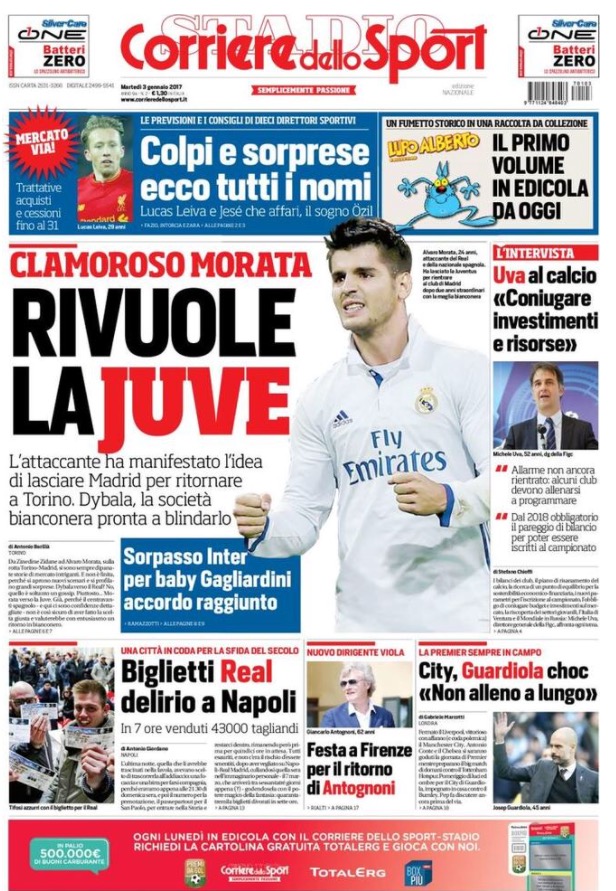 Corriere Dello Sport 03/01/2017