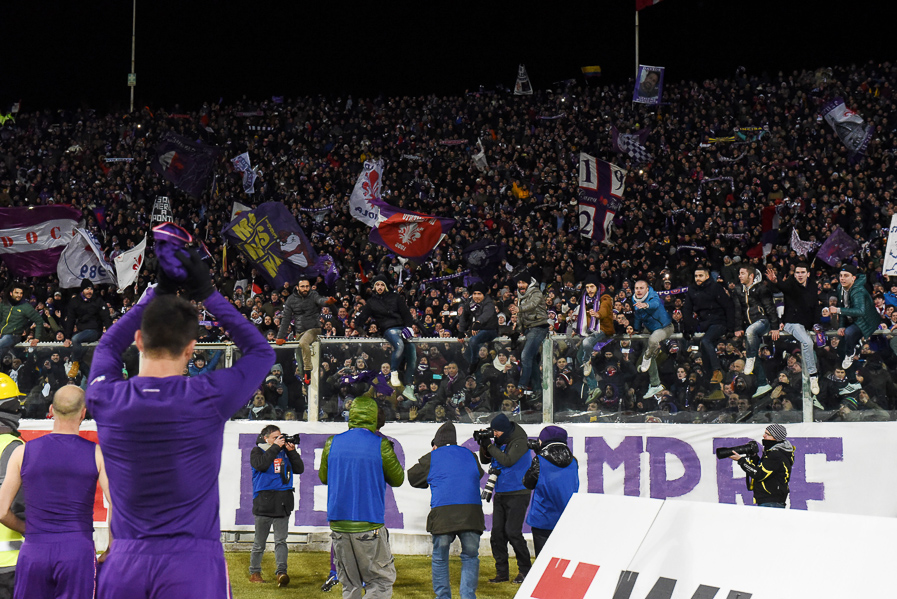 Firenze, stadio Artemio Franchi, 15.01.2017, Fiorentina-Juventus, Foto Fiorenzo Sernacchioli. Copyright Labaroviola.com