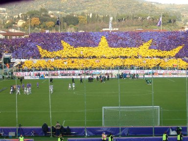 Coreografie contro la Juventus