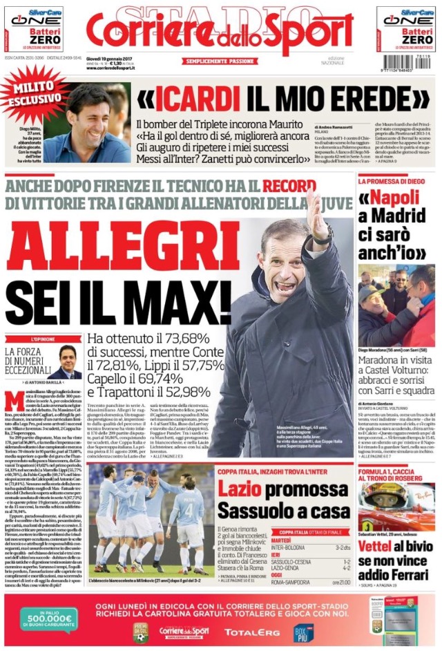 Corriere Dello Sport 19 Gennaio 2017