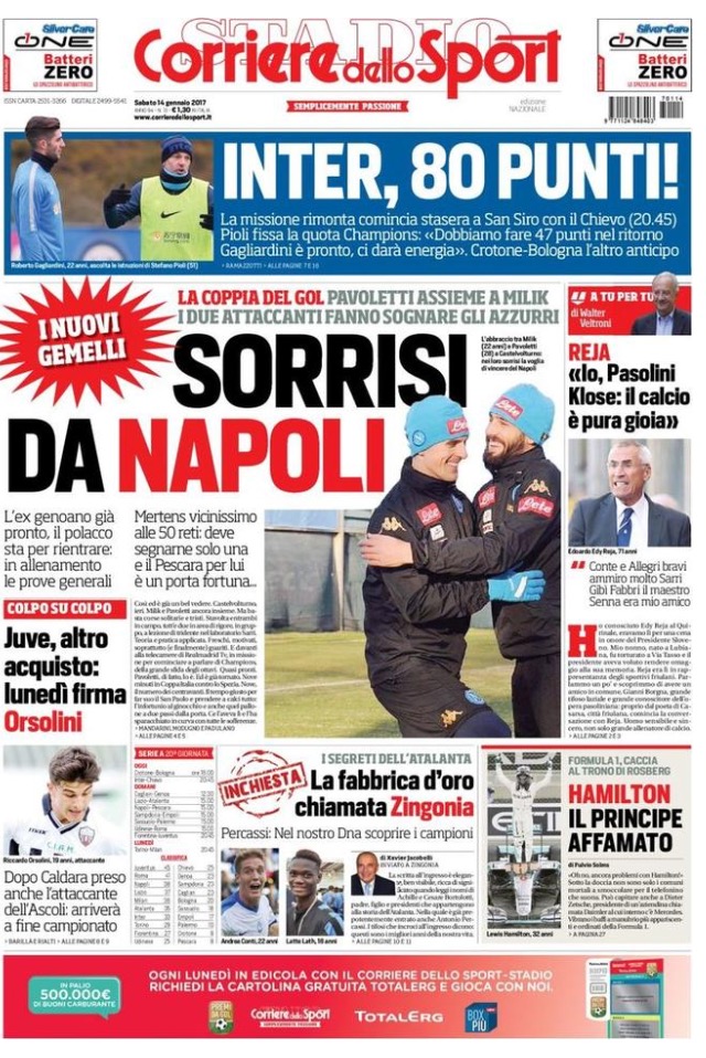 Corriere Dello Sport 14 Gennaio 2017