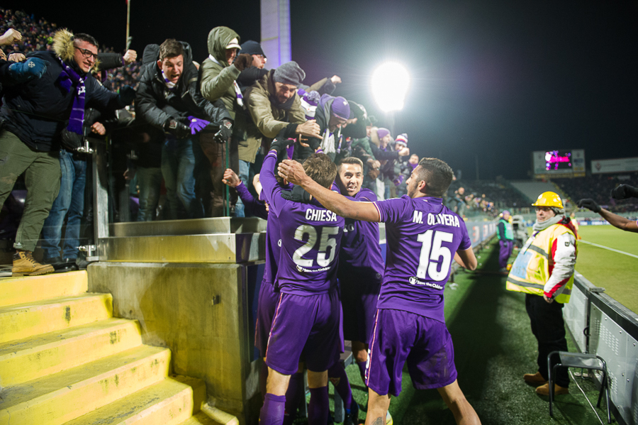 Firenze, stadio Artemio Franchi, 15.01.2017, Fiorentina-Juventus, Foto Fiorenzo Sernacchioli.
