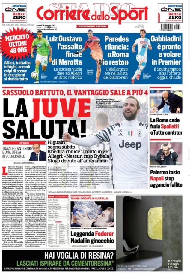 Corriere Dello Sport 30 Gennaio 2017