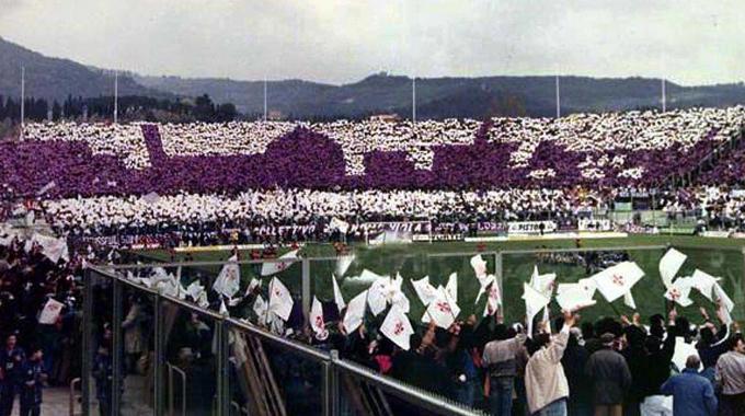 Coreografie contro la Juventus