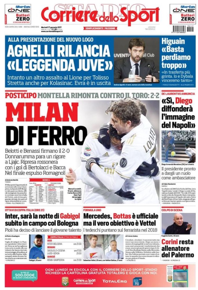 Corriere Dello Sport 17 Gennaio 2017
