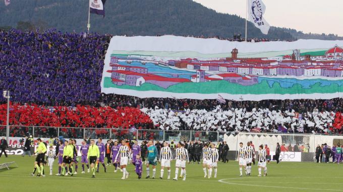 Coreografie contro la Juventus