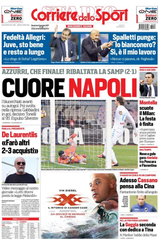 Corriere Dello Sport 08 Gennaio 2017