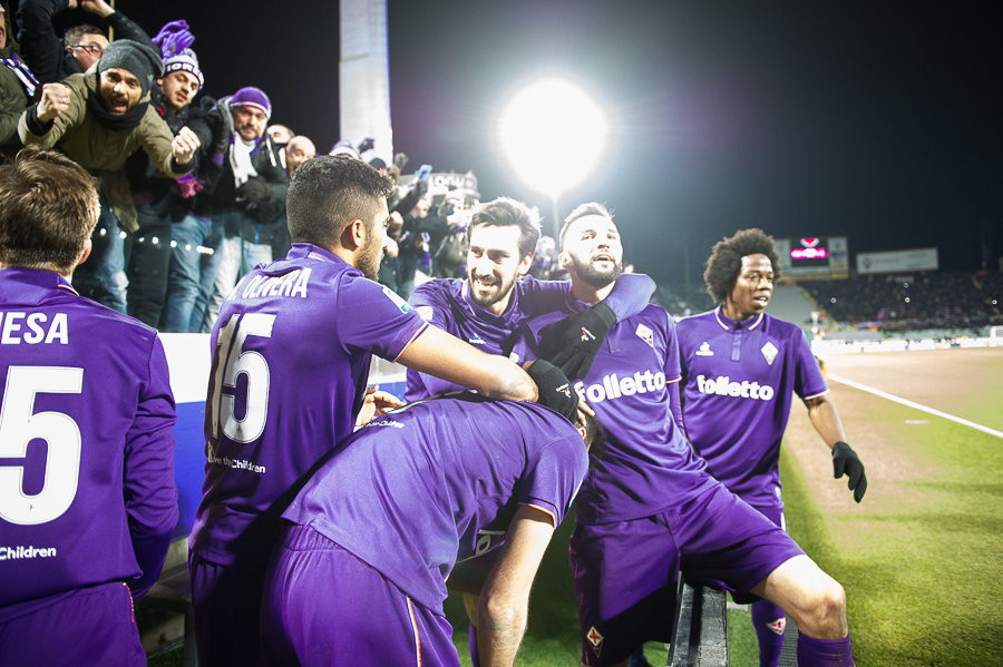 Firenze, stadio Artemio Franchi, 15.01.2017, Fiorentina-Juventus, Foto Fiorenzo Sernacchioli.