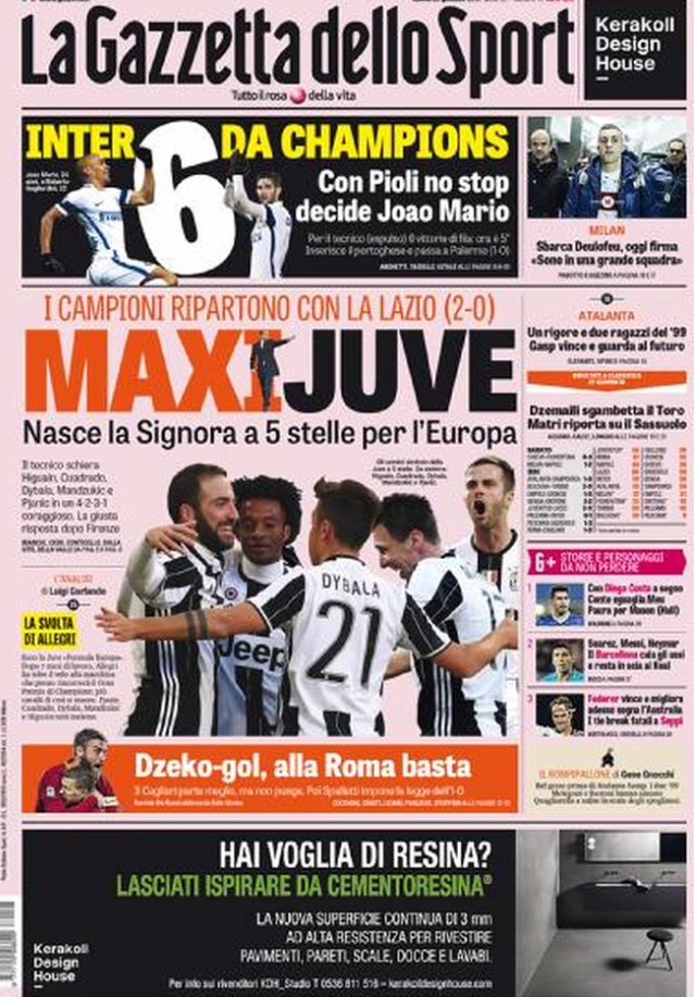 Gazzetta Dello Sport 23 Gennaio 2017