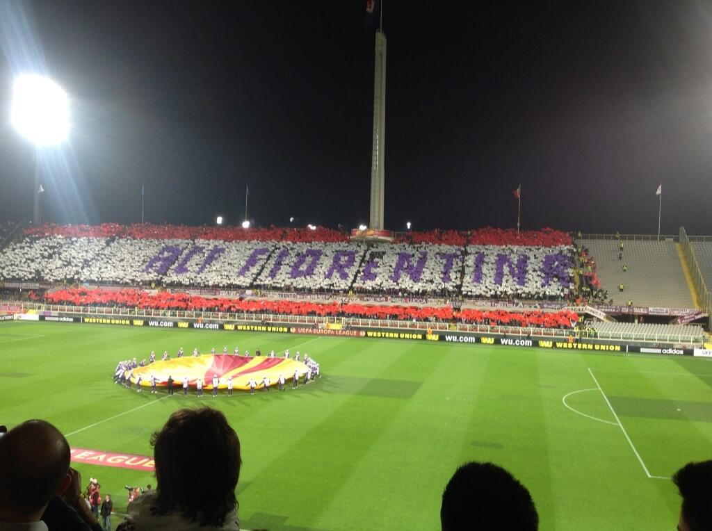Coreografie contro la Juventus