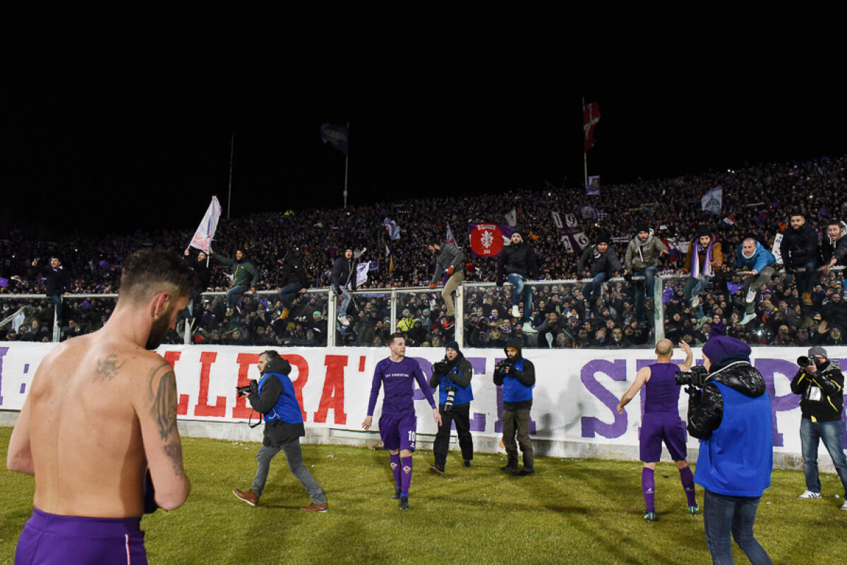 SOUSA E GONZALO, VOGLIA DI RESTARE A FIRENZE. L'INCONTRO CON LA SOCIETÀ VIOLA... - Firenze, stadio Artemio Franchi, 15.01.2017, Fiorentina-Juventus, Foto Fiorenzo Sernacchioli. Copyright Labaroviola.com