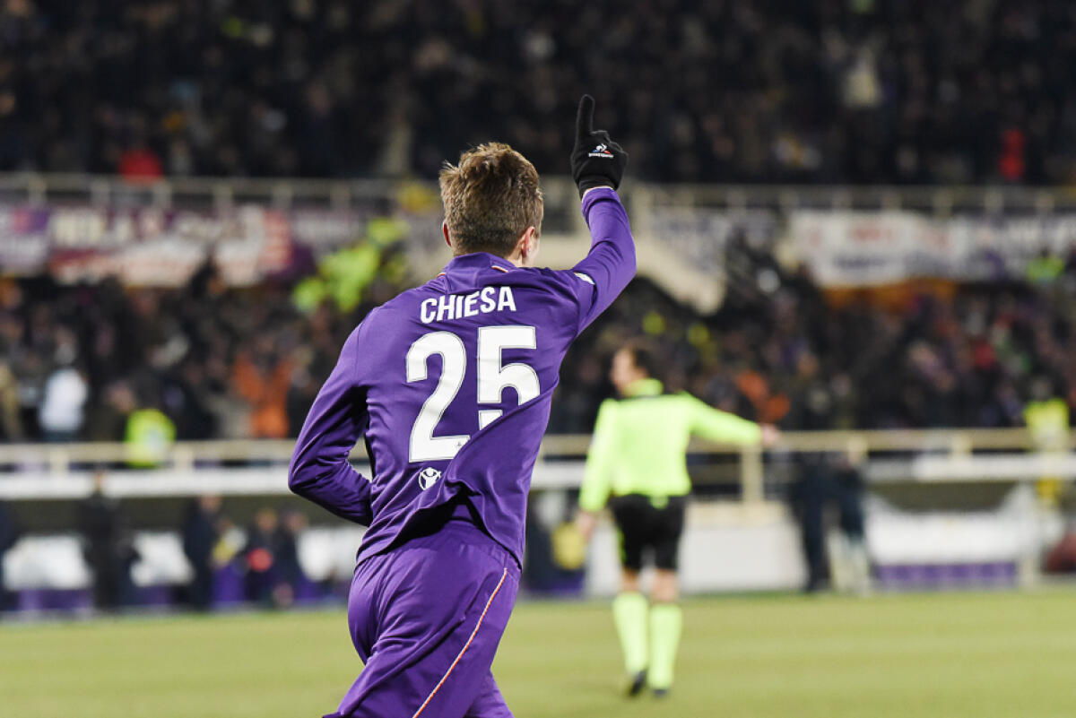 È vera e propria Chiesa mania. Boom di magliette vendute con il suo nome - Firenze, stadio Artemio Franchi, 15.01.2017, Fiorentina-Juventus, Foto Fiorenzo Sernacchioli. Copyright Labaroviola.com