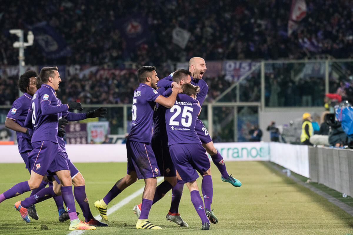 VITTORIA SCACCIA SPETTRI. ADV LINFA VITALE. BENTORNATA FIORENTINA... - Firenze, stadio Artemio Franchi, 15.01.2017, Fiorentina-Juventus, Foto Fiorenzo Sernacchioli. Copyright Labaroviola.com