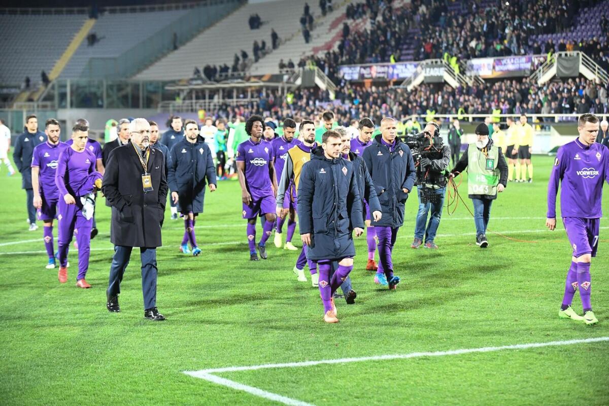 Oltre il black out mentale: l'intero impianto tecnico-tattico è ormai andato in tilt - Firenze, stadio Artemio Franchi, 23.02.2017, Fiorentina-Borussia, Foto Fiorenzo Sernacchioli. Copyright Labaroviola.com