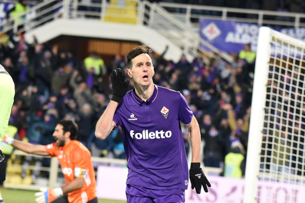 Kalinic e Bernardeschi insieme hanno segnato la metà dei gol fatti dalla Fiorentina - Firenze, stadio Artemio Franchi, 15.01.2017, Fiorentina-Juventus, Foto Fiorenzo Sernacchioli.