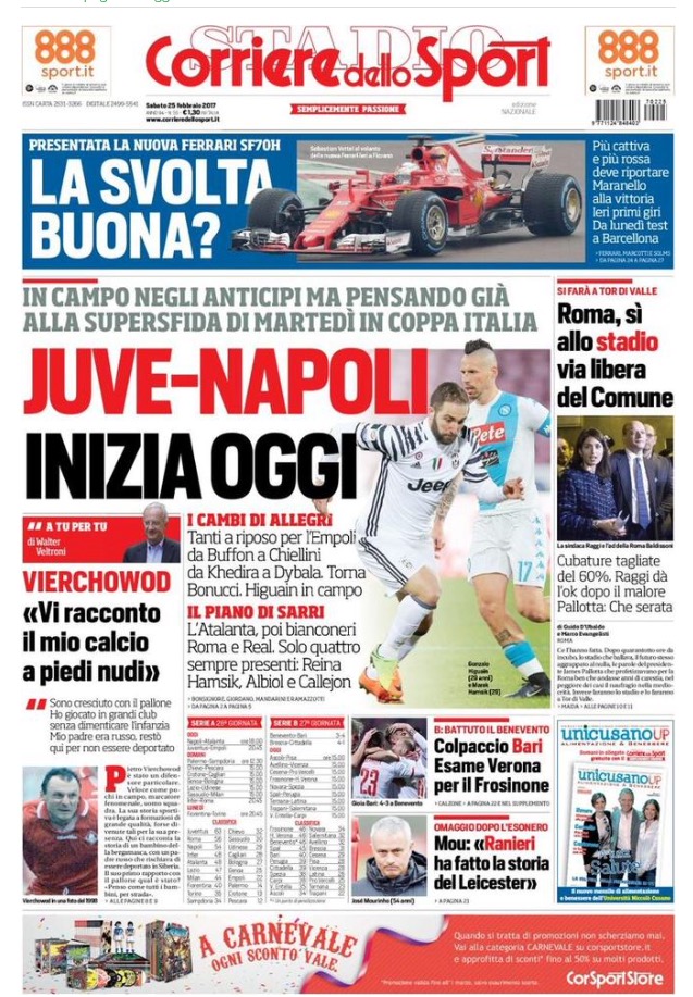 Corriere Dello Sport 25 Febbraio 2017