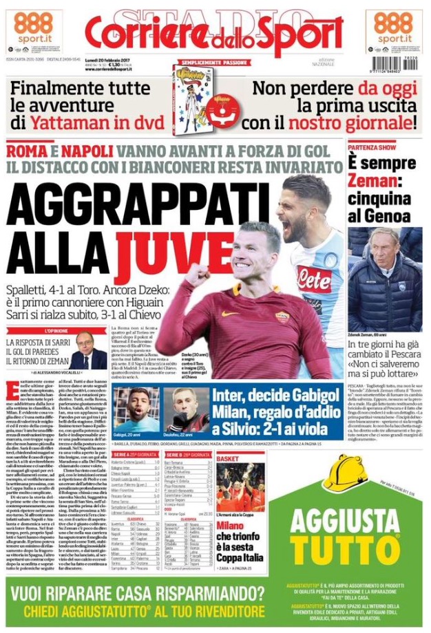 Corriere Dello Sport 20 Febbraio 2017