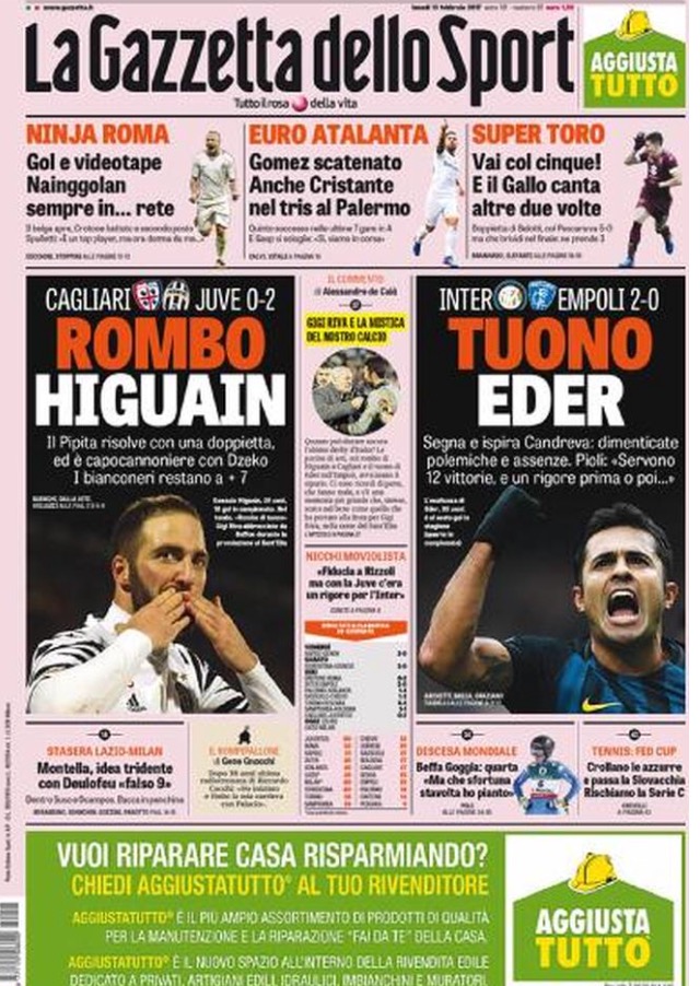 Gazzetta Dello Sport - 13 Febbraio 2017