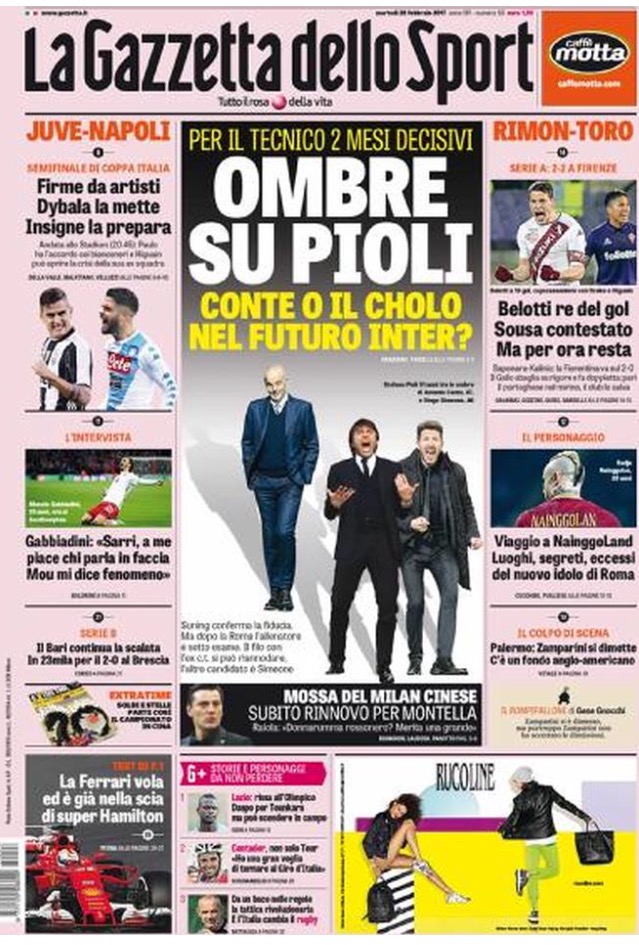 Gazzetta Dello Sport 28 Febbraio 2017