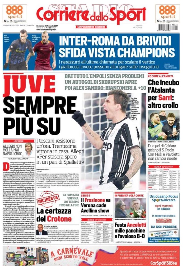 Corriere Dello Sport 26 Febbraio 2017