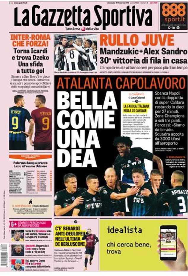 Gazzetta Dello Sport 26 Febbraio 2017