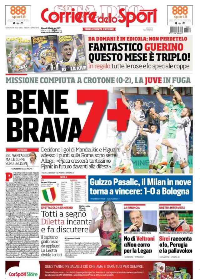 Corriere Dello Sport 9 Febbraio 2017