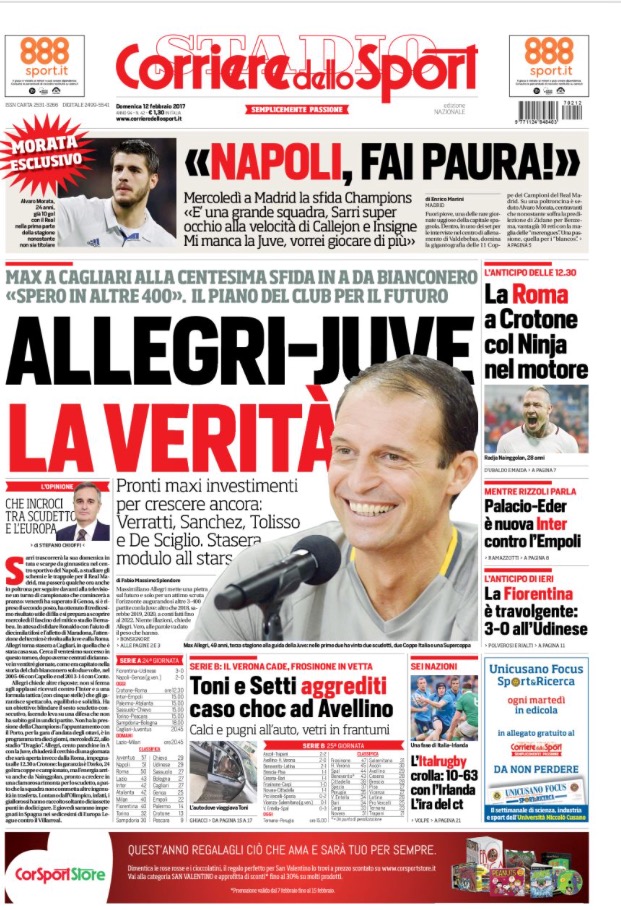 Corriere Dello Sport 12 Febbraio 2017