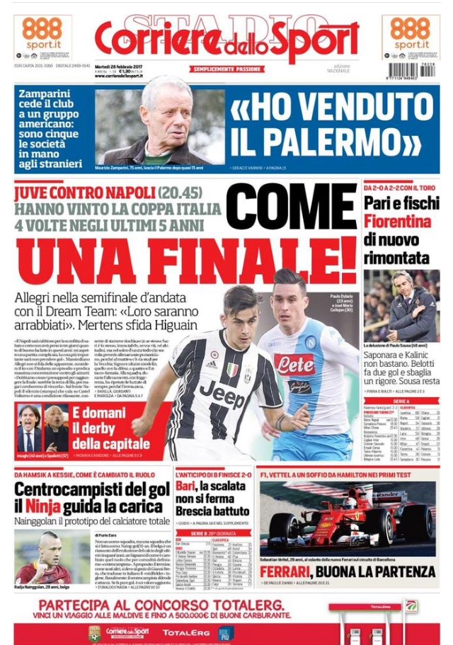 Corriere Dello Sport 28 Febbraio 2017
