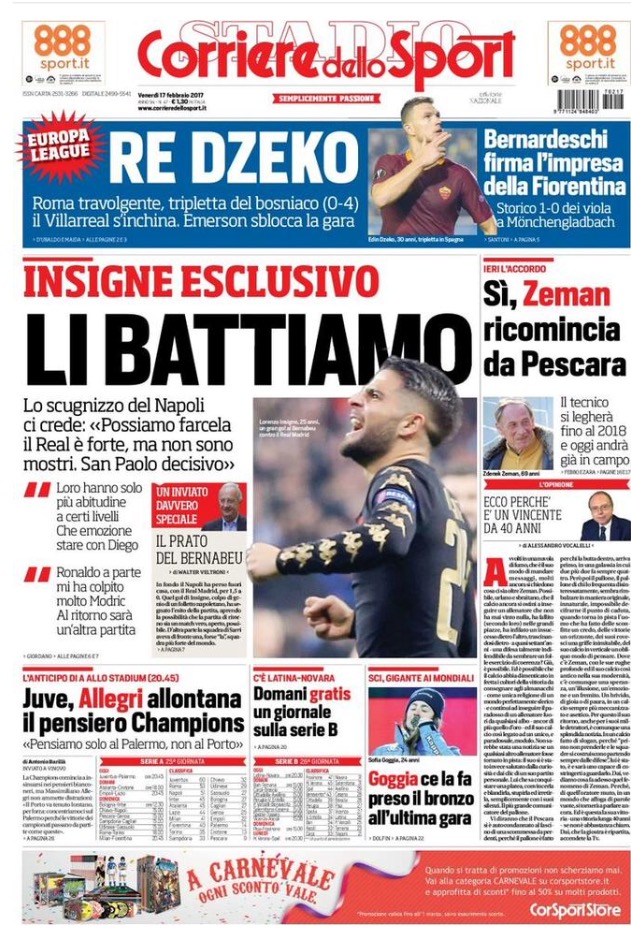 Corriere Dello Sport 17 Febbraio 2017