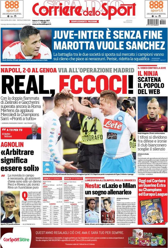 Corriere Dello Sport 11 Febbraio 2017