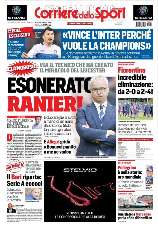 Corriere Dello Sport 24 Febbraio 2017