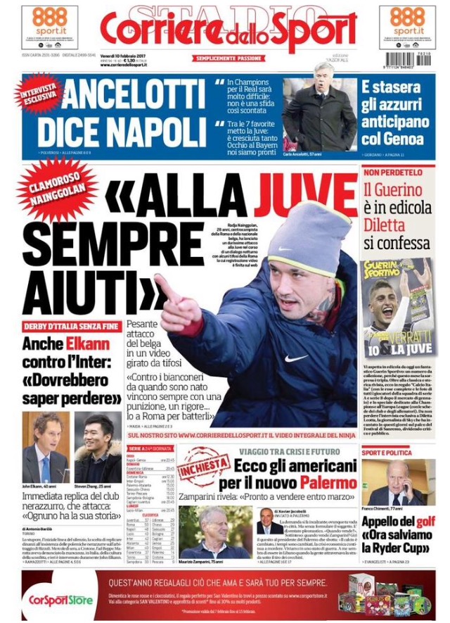 Corriere Dello Sport 10 Febbraio 2017