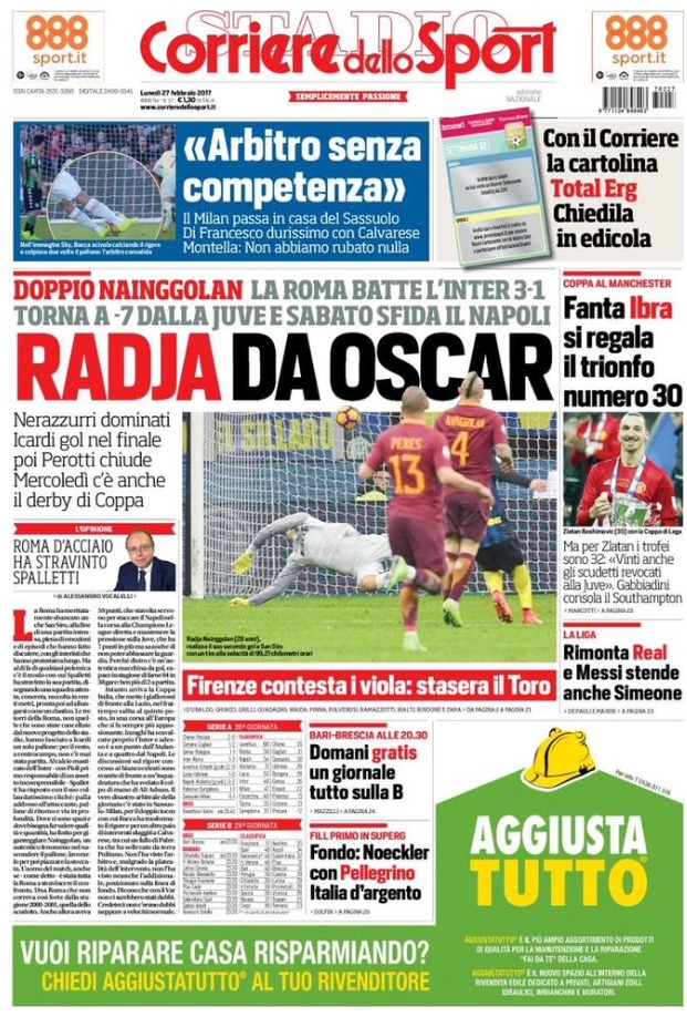 Corriere Dello Sport 27 Febbraio 2017
