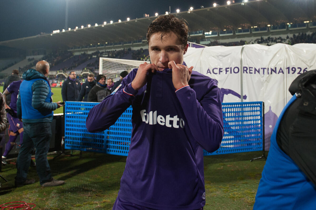 F. Chiesa: "Enrico babbo severo ma giusto. Contro la Juve sfiorai..." - Firenze, stadio Artemio Franchi, 22.12.2016, Fiorentina-Napoli, Foto Fiorenzo Sernacchioli. Copyright Labaroviola.com