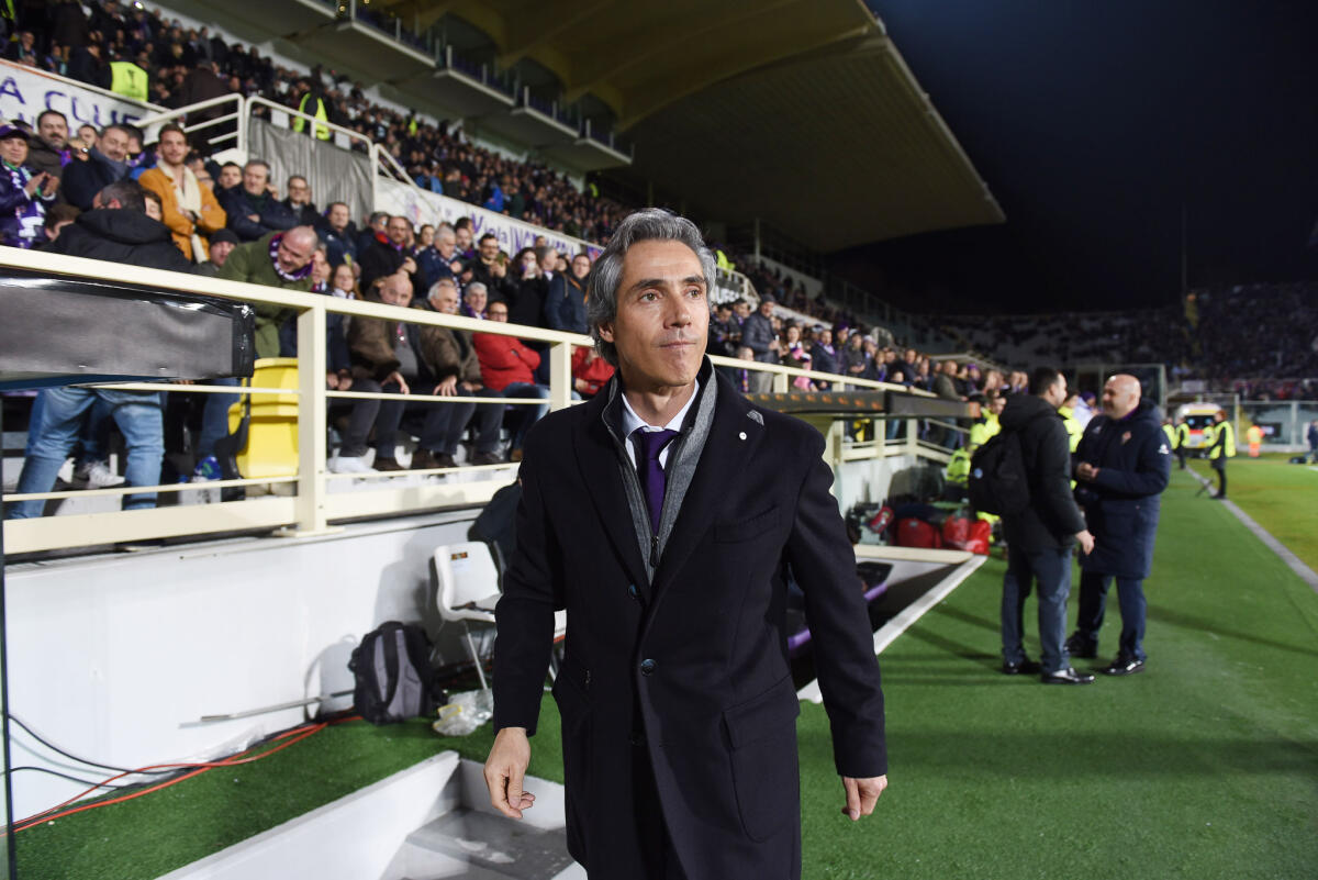 SOUSA A CENA COL BORUSSIA: STASERA IN CENTRO A FIRENZE - Firenze, stadio Artemio Franchi, 23.02.2017, Fiorentina-Borussia, Foto Fiorenzo Sernacchioli. Copyright Labaroviola.com