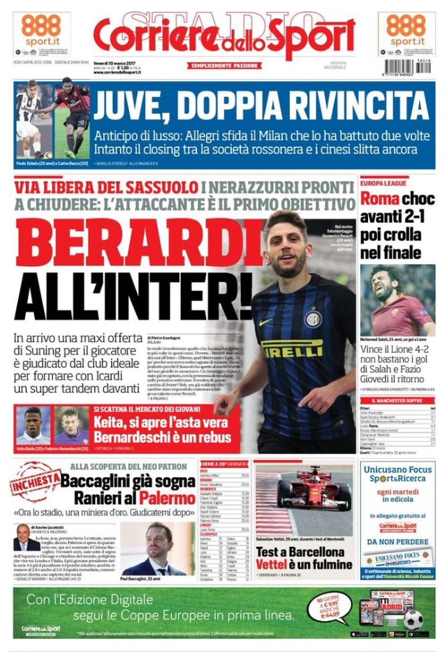 Corriere Dello Sport 10 Marzo 2017
