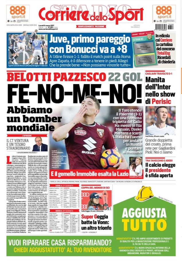 Corriere Dello Sport 6 Marzo 2017